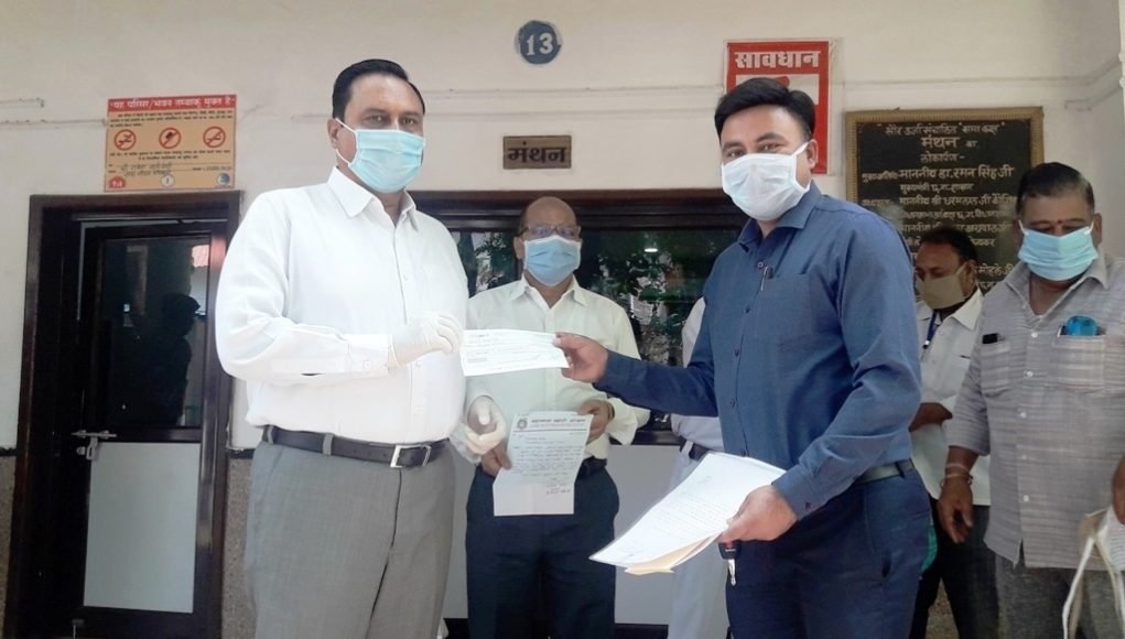 Gaurav Shukla Donation Corona