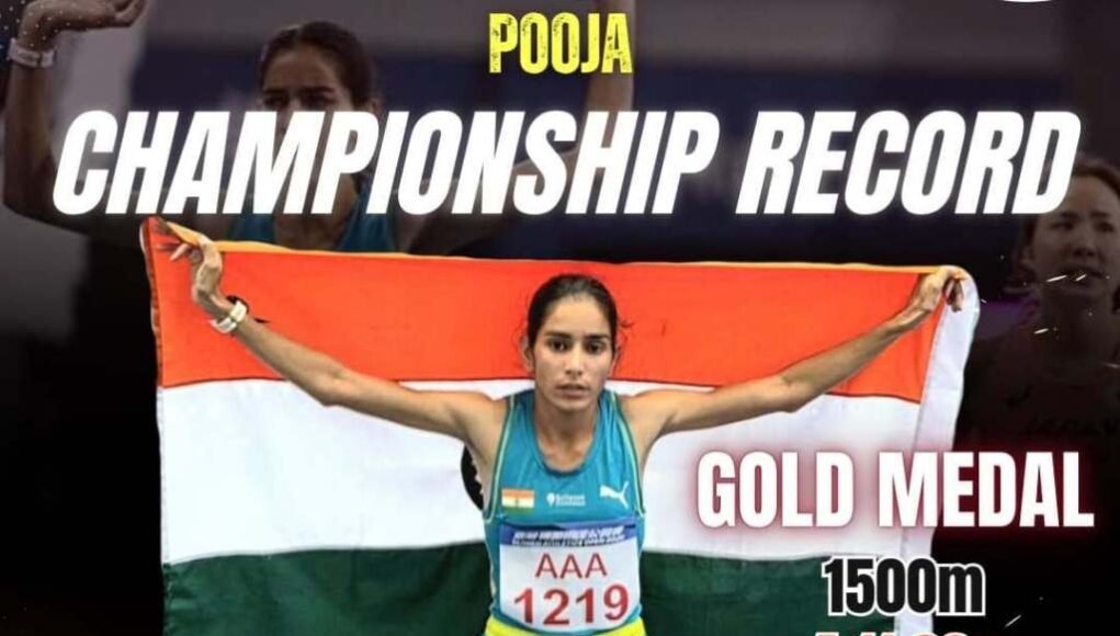 Railway Pooja athelites