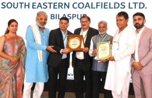 SECL को पर्यावरण पर प्लैटिनम अवॉर्ड, निदेशक जयकुमार को ग्रीन लीडरशिप सम्मान