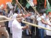 पटना में बीजेपी-कांग्रेस कार्यकर्ताओं के बीच हिंसक झड़प में कई घायल, दरभंगा की घटना से भड़का विवाद
