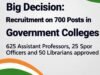 छत्तीसगढ़ सरकार का बड़ा फैसला: महाविद्यालयों में 700 पदों पर भर्ती की मंजूरी