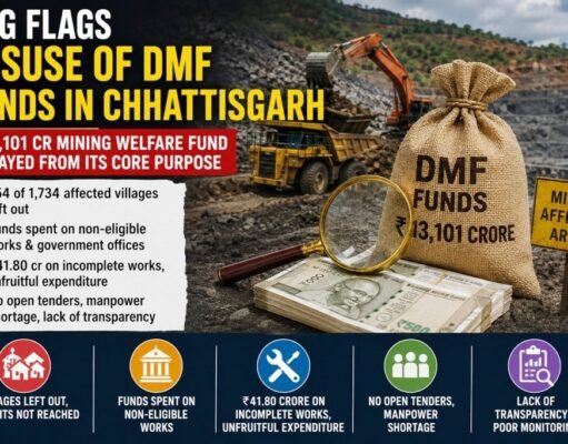 13 हजार करोड़ का DMF फंड दूसरी जगह खर्च, CAG ने छत्तीसगढ़ में गलत इस्तेमाल पर उठाए सवाल