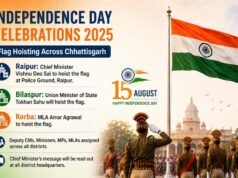 रायपुर में CM साय करेंगे ध्वजारोहण, बिलासपुर में केंद्रीय मंत्री तोखन साहू लेंगे परेड की सलामी