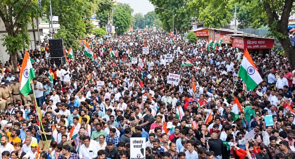 Mumbai protest